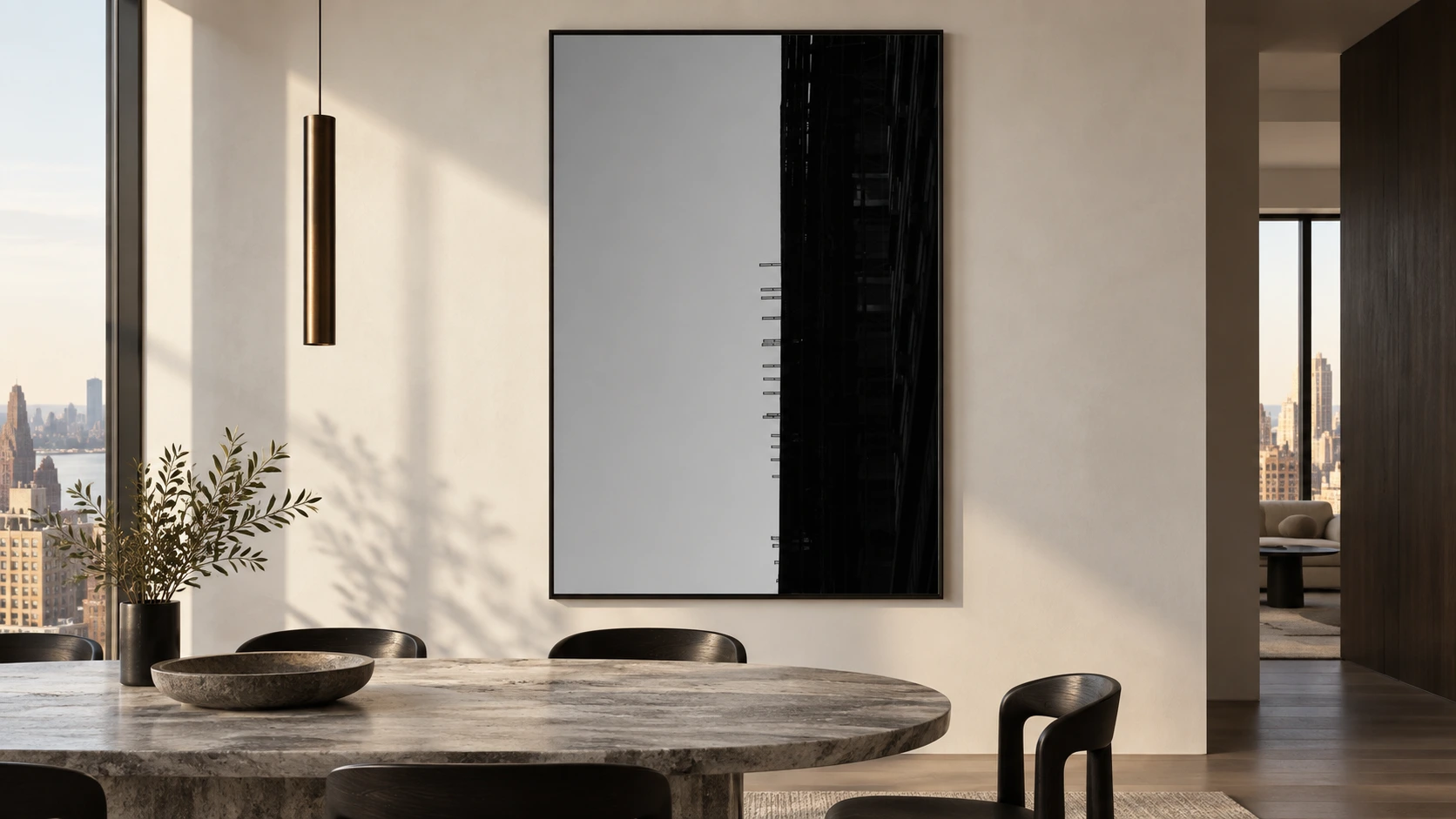 NYC Building Planks by Jared Weinryt, shown in an interior visualization